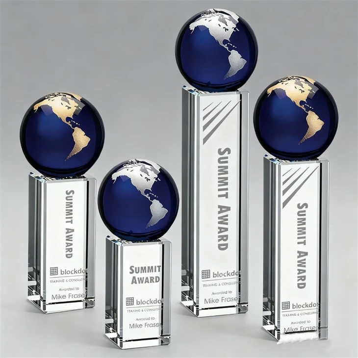 Blue Crystal Globe Awards suppliers